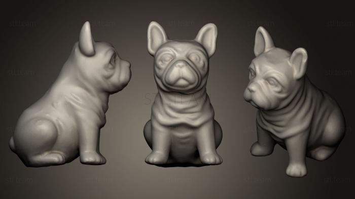 3D model Bulldog Statue (STL)
